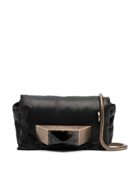 Сумка на плечо с логотипом Rick Owens, черный rr02c7445lblphz | черный