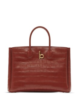 Маленькая сумка-тоут Burberry с изображением лошади-качалки, красный 8103849 | красный