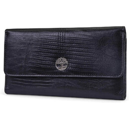 Кожаный кошелек-клатч Timberland RFID Flap Organizer, черный b07t1dhpb5 | black (exotic)
