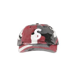Сумка Supreme Pigment Print S с логотипом, 6 панелей, красный камуфляж 08-18-2023 | fw23h108 red camo