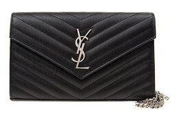 Saint Laurent Женская сумка через плечо Cassandre 377828-bow02-1000