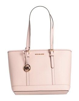 Сумка шоппер Michael Kors кожаная с монограммой, светло-розовый 45733961uo | blush
