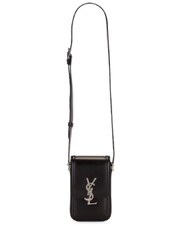 Сумка Ysl Solferino Phone Case Bag Saint Laurent, цвет Nero slau-my201 | nero