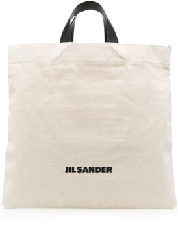 Jil Sander сумка-тоут с логотипом, нейтральный цвет j25wc0005p4917 | нейтральный цвет