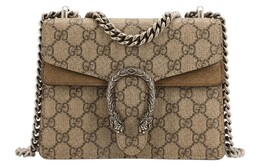 Сумка через плечо Gucci Dionysus GG Supreme Mini Коричневая 421970-khnrn-8642