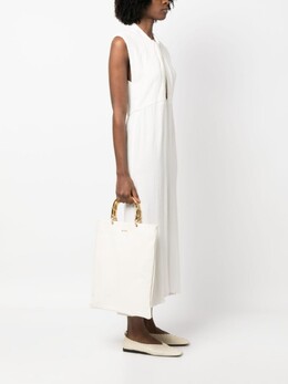 Jil Sander сумка-тоут с металлической ручкой, белый j07wc0018p5725 | белый