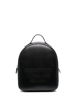 Emporio Armani рюкзак с вышитым логотипом, черный y3l024y408e | черный