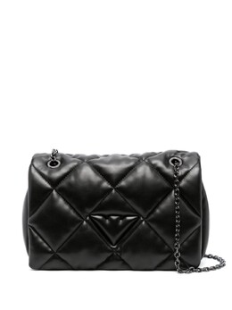 Emporio Armani стеганая сумка на плечо с логотипом, черный y3b208ywj8i | черный