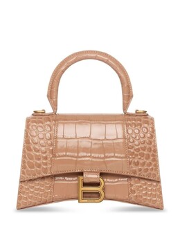 Сумка-тоут Balenciaga Hourglass с верхней ручкой, серый 5928331lrgm | нейтральные цвета