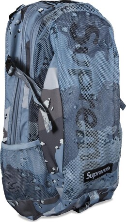 Рюкзак Supreme Backpack Blue Chocolate Chip Camo, синий ss20b4 blue chocolate chip camo | blue
