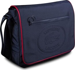 Сумка Supreme x Lacoste Small Messenger Bag Navy, синий fw19a14 navy | blue