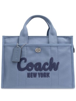 Coach сумка-тоут с вышитым логотипом, синий cp158 | синий