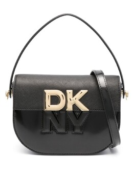 Сумка сэтчел DKNY с логотипом бренда, черный r42eke28 | черный