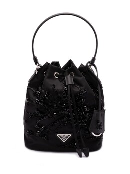 Сумка-тоут Prada с логотипом, черный 1be0672c4qvwrm | черный