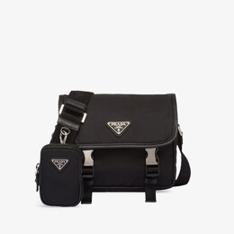 Сумка на плечо re-nylon из переработанного нейлона Prada, черный r04268178 | black