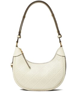 Tory Burch сумка на плечо T Monogram Crescent, белый 158514921 | белый