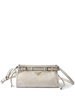 Маленькая кожаная сумка Prada через плечо, белый 1bh215vooo2cyr | белый