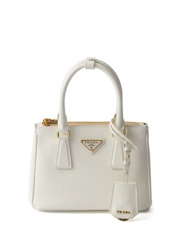 Мини-сумка Prada Galleria из лакированной кожи, белый 1ba906vevm2ao6 | белый
