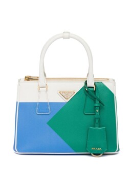 Маленькая сумка из кожи Prada Galleria Saffiano, зеленый 1ba896vev72fom | зеленый