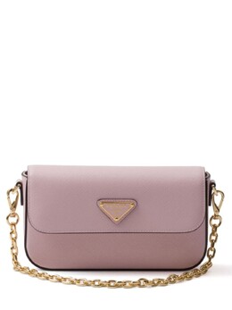 Мини-сумка из кожи Prada Saffiano, розовый 1bd356vooonzv | розовый