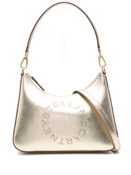 Сумка на плечо с эффектом металлик и логотипом Stella McCartney, золотистый 7b0104wp0422 | золотистый