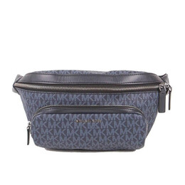 Поясная сумка Michael Kors Cooer MK Signature VC, цвет Admiral Blue Mk 6886198739004 | admiral blue mk
