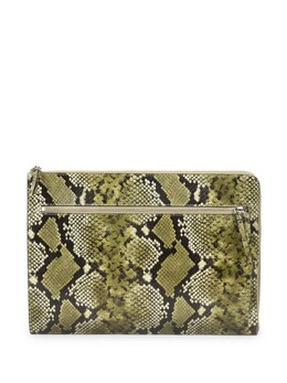 Dries Van Noten сумка для ноутбука с анималистичным принтом, зеленый 242022106309 | зеленый