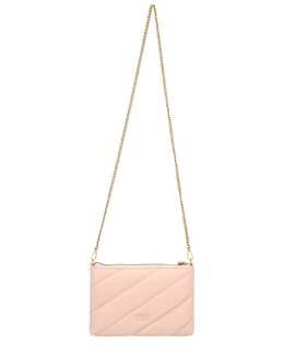 Кожаная сумка через плечо Pinko, розовый 7128194908220 | pink