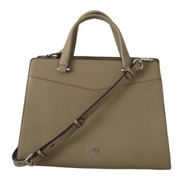 Кожаная женская сумка-тоут Karl Lagerfeld Sage, зеленый 7106918449212 | green