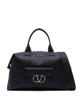 Valentino Garavani жаккардовая дорожная сумка с логотипом VLogo yb0c74thd