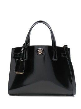 Tory Burch маленькая сумка-тоут Robinson Spazzolato, черный 166201 | черный