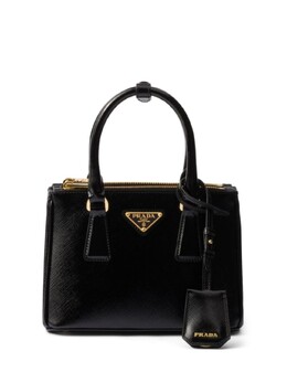 Кожаная мини-сумка Prada Galleria, черный 1ba906vevm2ao6 | черный