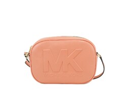 Michael Kors Jet Set Travel Medium Sherbert Кожаная овальная женская сумка через плечо с фотоаппаратом, мультиколор 7146762862652 | multi