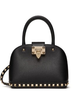Valentino Garavani сумка-тоут с декором Rockstud, черный wb0q69vsf | черный