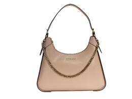 Michael Kors Wilma Большая гладкая кожаная сумка на плечо с цепочкой Кошелек Пудра Женские румяна, мультиколор 7657452240956 | multi