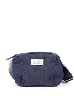 Maison Margiela джинсовая каркасная сумка Glam Slam, синий sb2wg0011p6753 | синий