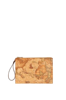 Плоский клатч с принтом geo classic Alviero Martini 109476274 | naturale