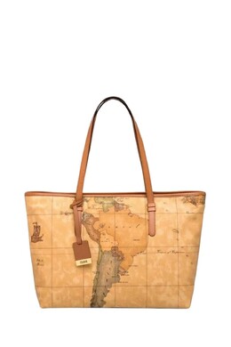 Большая сумка-шоппер geo classic natural Alviero Martini 108795340 | naturale