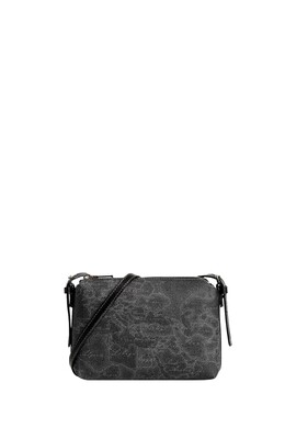 Женская сумка через плечо geo black с узором черная Alviero Martini 108815676 | nero