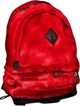 Рюкзак Supreme x The North Face Faux Fur Backpack Red, красный fw20b15 red | red