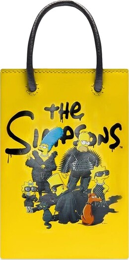 Сумка Balenciaga x The Simpsons And 20th Television Mini Shopping Bag Yellow, желтый 593826 23vbn 7104 | yellow