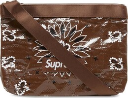 Сумка Supreme Bandana Tarp Side Bag Brown, коричневый ss21b21 brown | brown