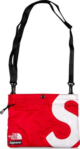 Сумка Supreme x The North Face S Logo Shoulder Bag Red, красный fw20b7 red | red