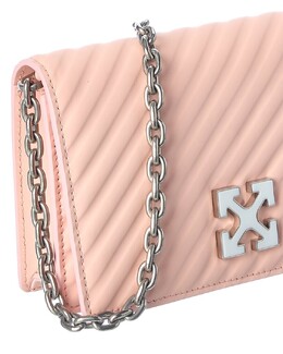 Off-White Кожаная сумка через плечо Jitney 0.5, зеленый 6760841969724 | green