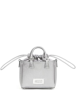Сумка-шоппер Maison Margiela 5AC с металлическим эффектом, серебристый sb1wg0046p6749 | серебристый