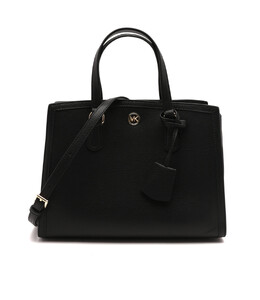 Сумка-тоут Michael Kors кожаная с монограммой, черный mk225w00009600100os | nero