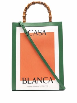 Casablanca сумка-тоут с логотипом, оранжевый as22bag009 | оранжевый