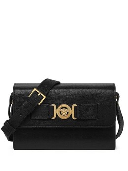 Сумка кросс-боди Versace Medusa Biggie с металлическим декором, черный 10128861a10544 | черный