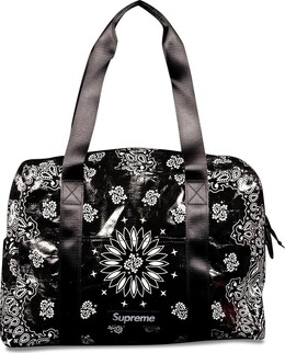 Сумка Supreme Bandana Tarp Small Duffle Bag Black, черный ss21b20 black | black