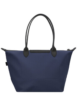 Большая сумка-тоут Longchamp Le Pliage Shopper из парусины, синий 7335762985020 | blue
